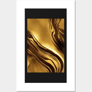 Gild Marble Gold Stone Pattern Texture, for people loving elegant, luxury and gold #4 Posters and Art